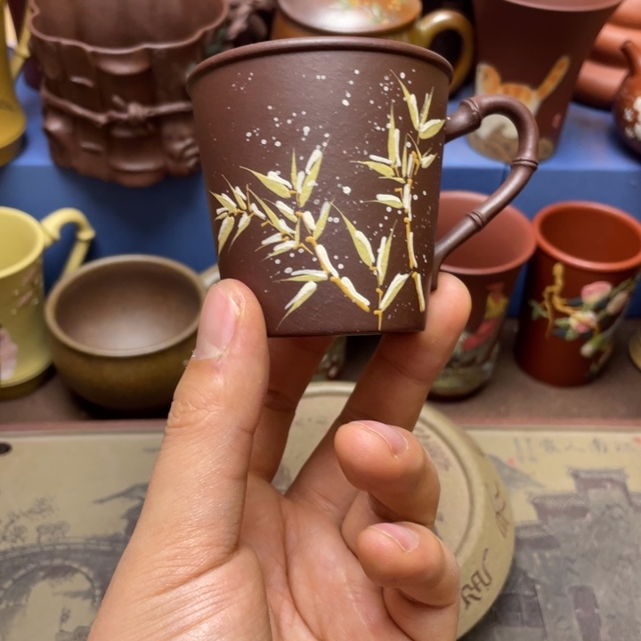 紫砂茶杯紫砂主人杯