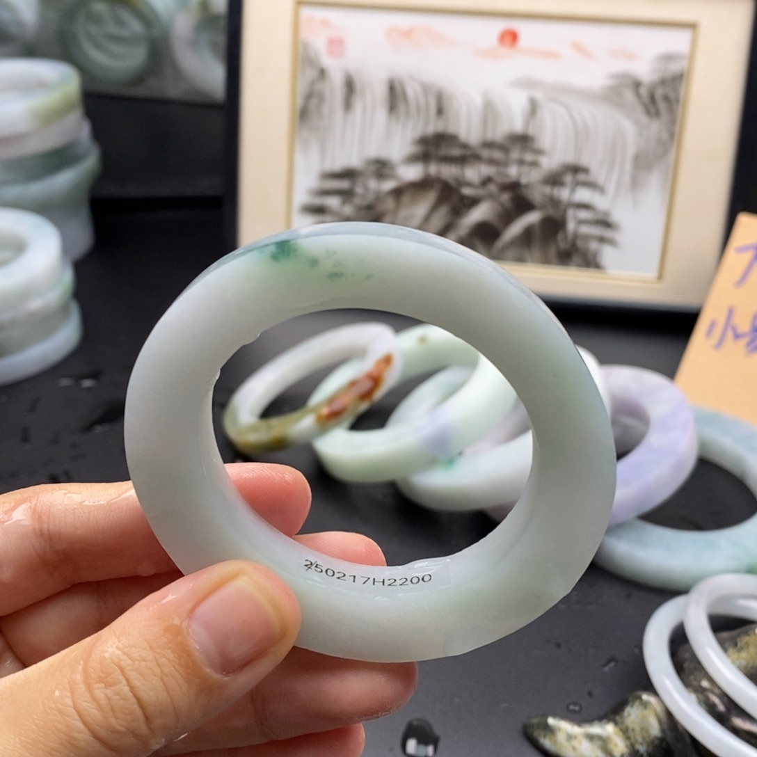 定制翡翠翡翠手镯未镶嵌