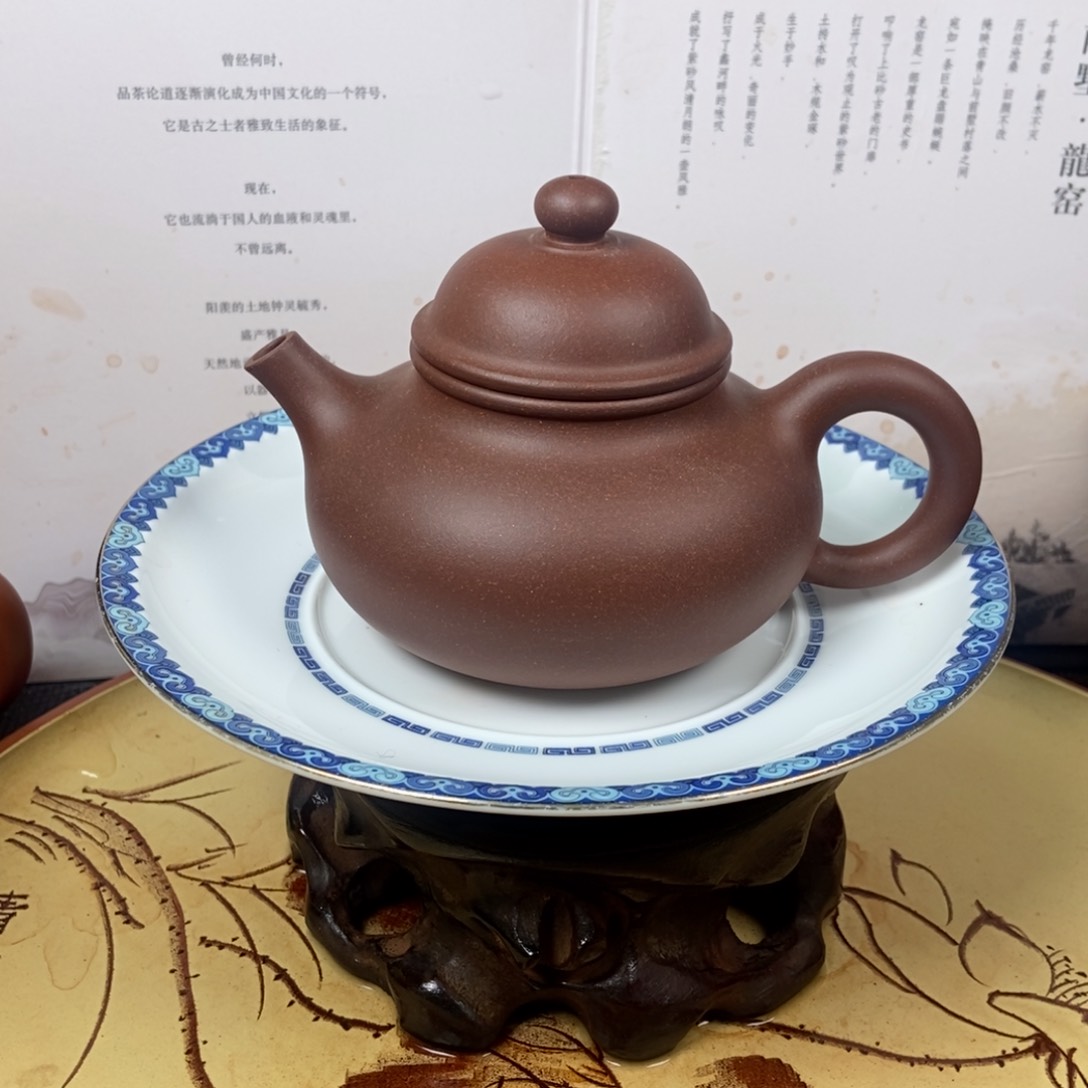 紫砂茶壶全手五号井底槽清老母亲制作容量200