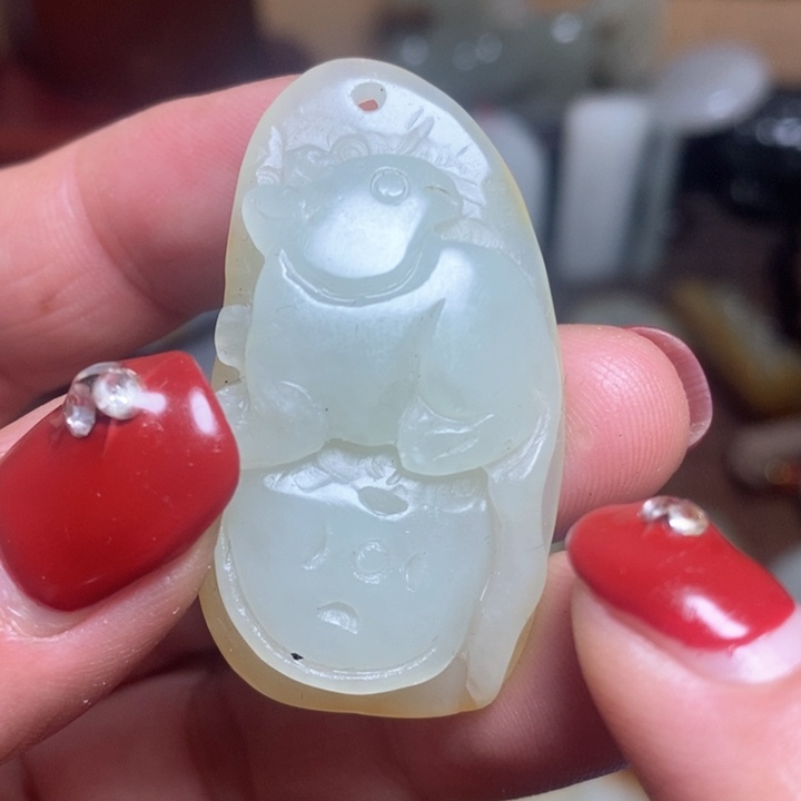 和田玉颈饰未镶嵌