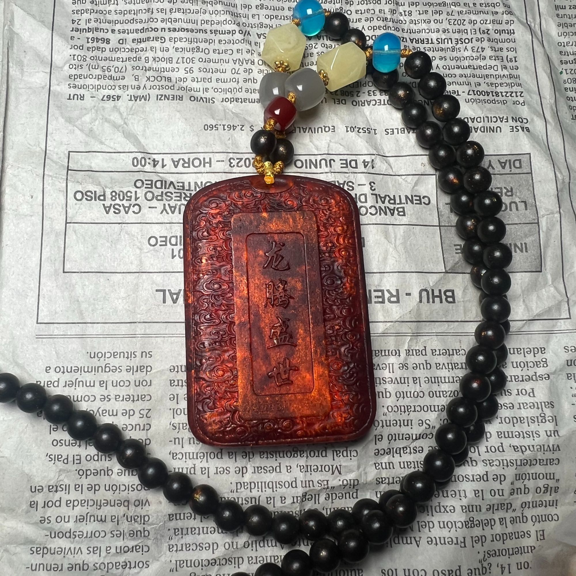 柒琪推荐吊坠 A1507龙腾胜世龙雕刻吊坠