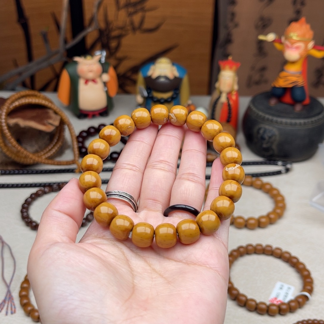 紫金鼠手串11实心老型微瑕款