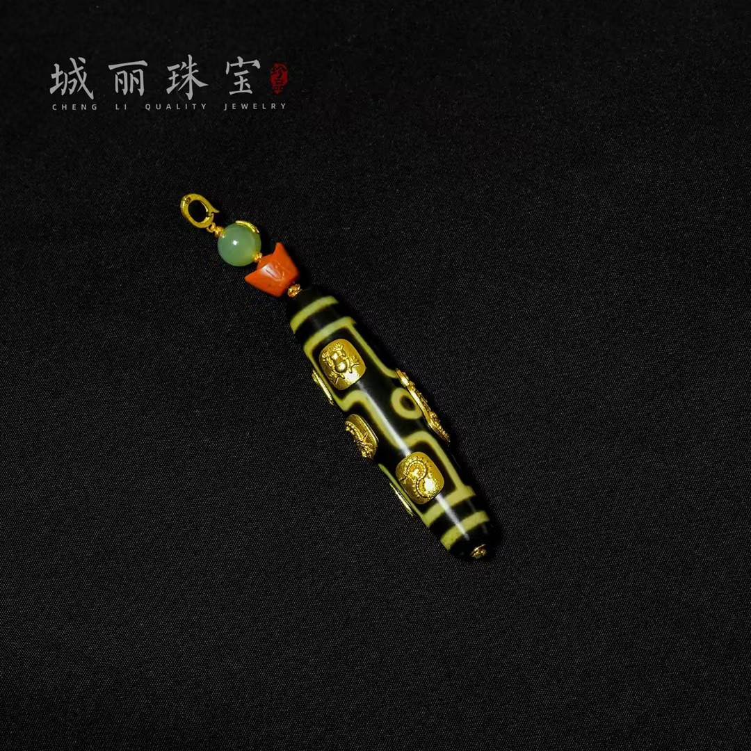 【城丽珠宝】孔雀明王镇五毒吊坠/个（多样性发货）TZ-9004