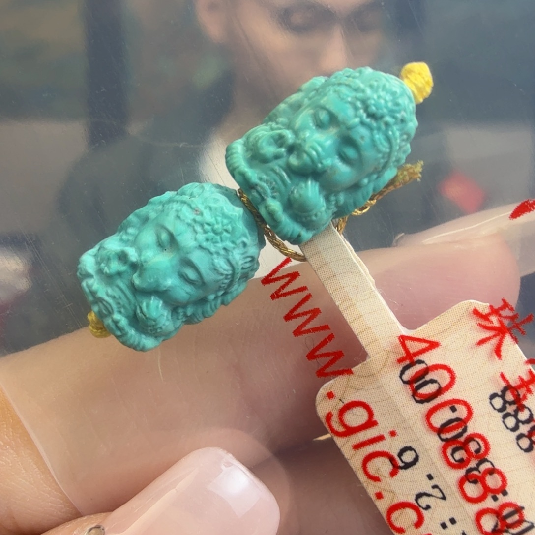 Y***u绿松石未镶嵌珠宝奇石