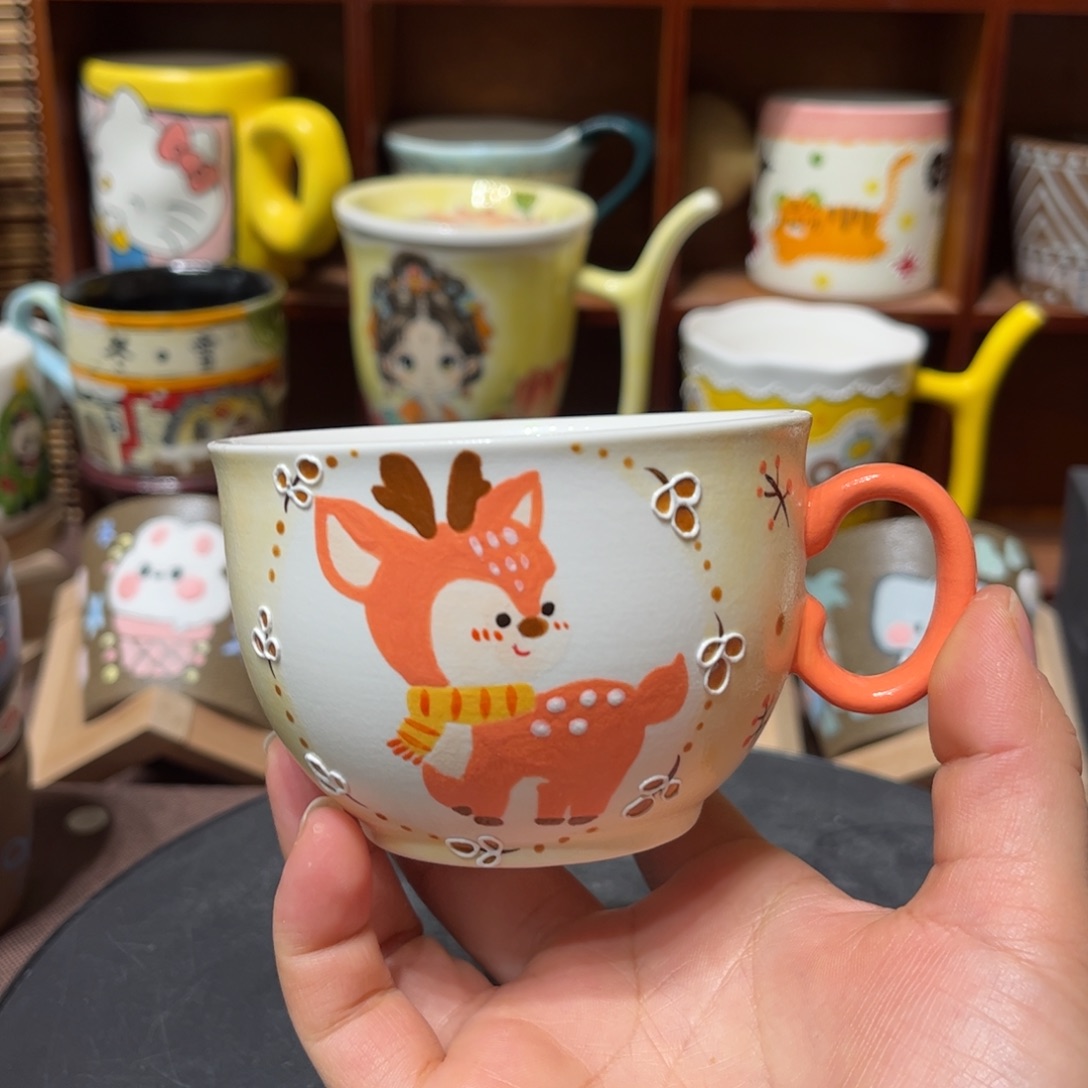 陶杯子景德镇陶瓷马克杯