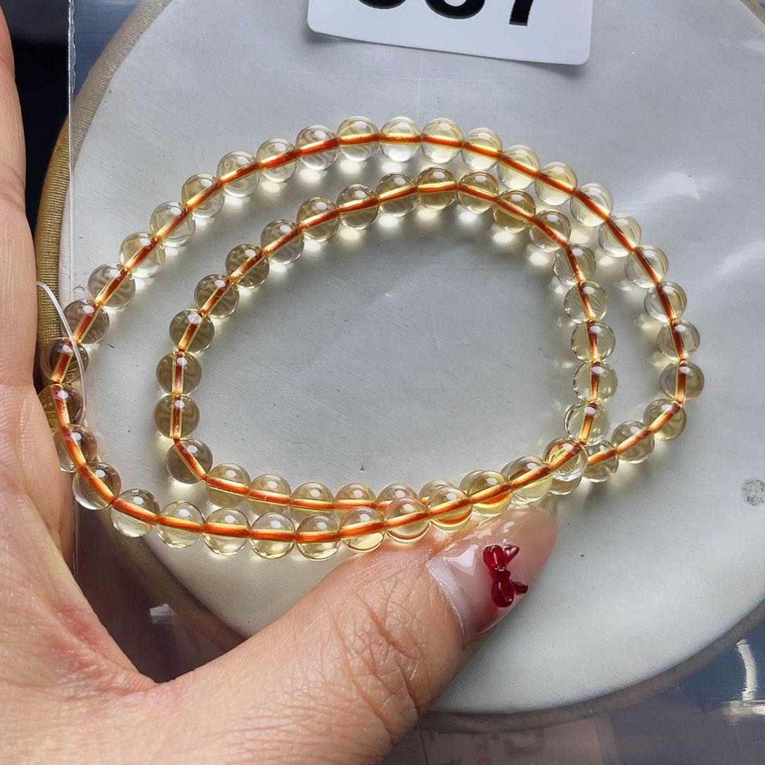 水晶手串587。未镶嵌