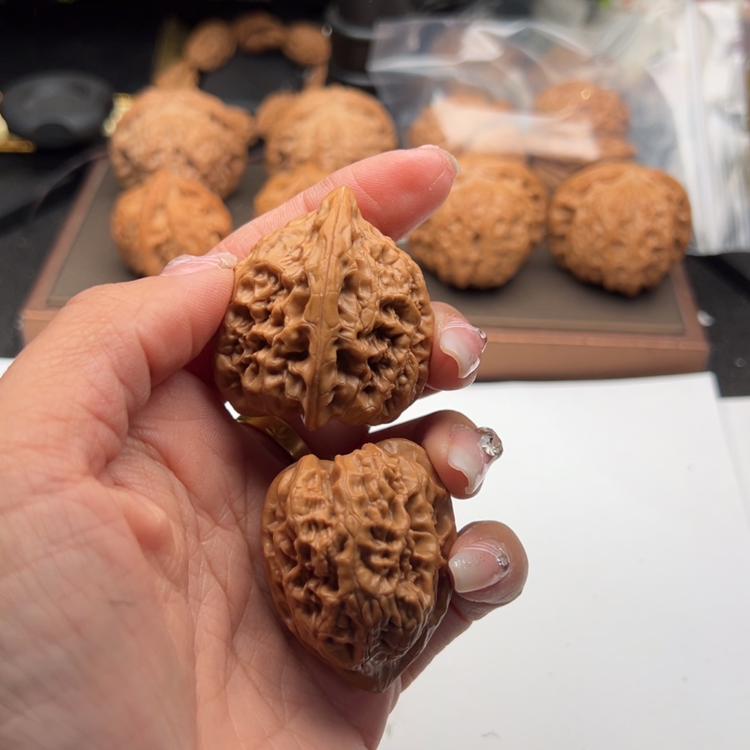 文玩核桃把件火苗38