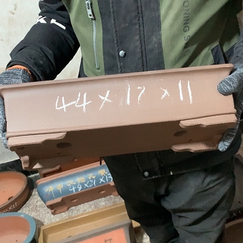 紫砂花盆手工制作
