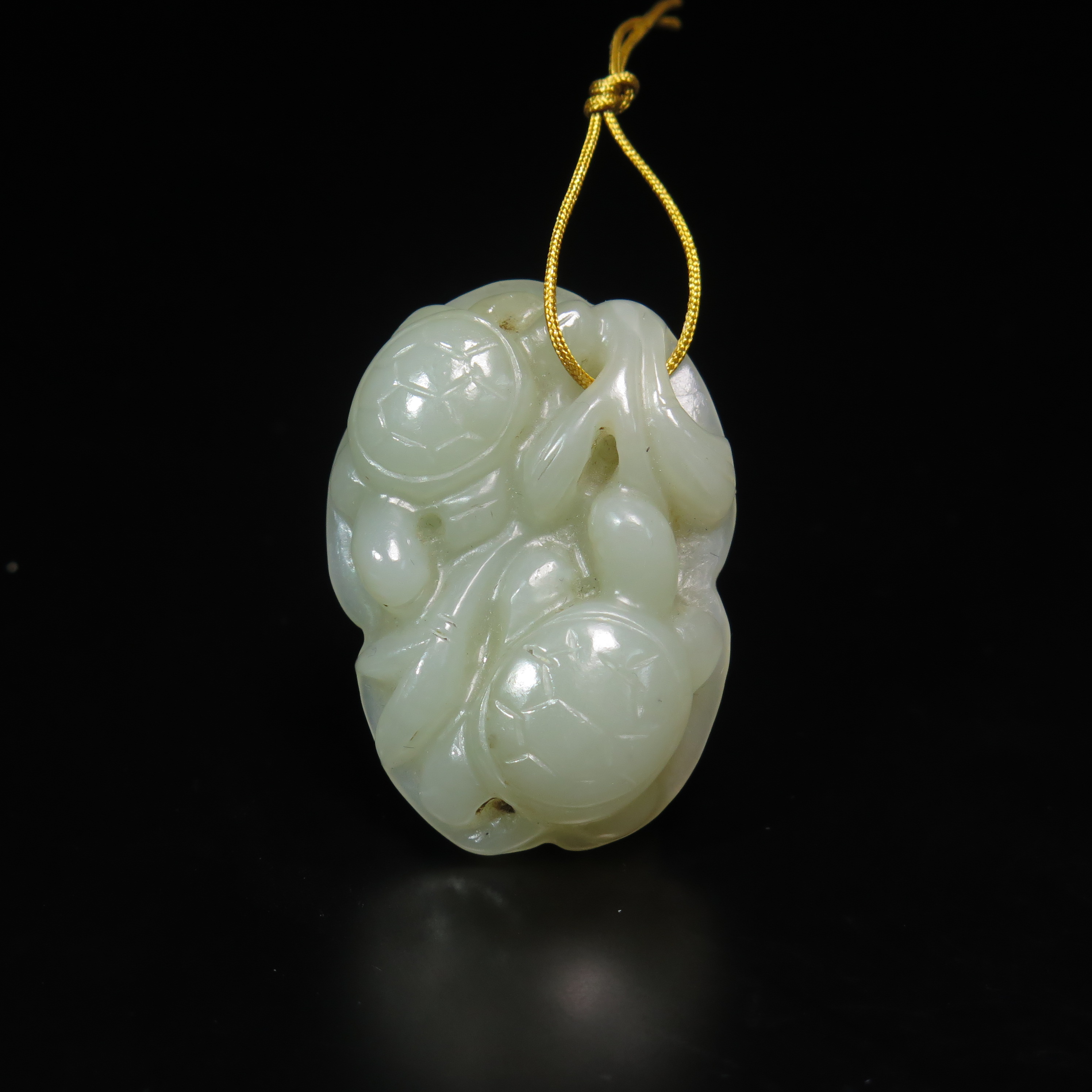 晚清玉龟挂件/MZ023539/和田玉/民族文物