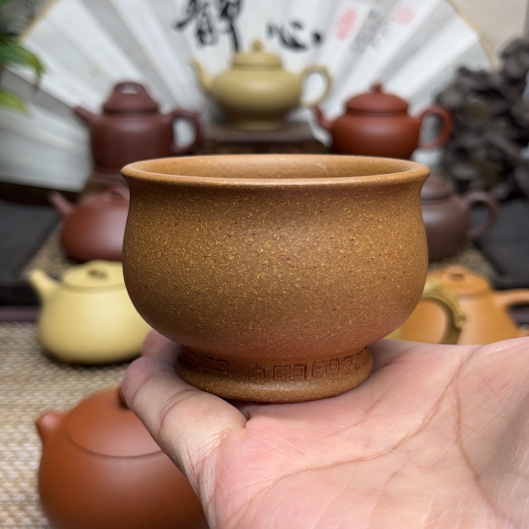 迎***天紫砂茶壶黄龙山黄段泥半手工制作