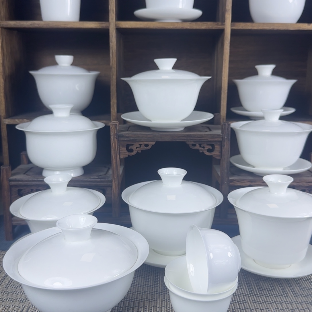 3个蛋壳杯30ml骨瓷超薄胎