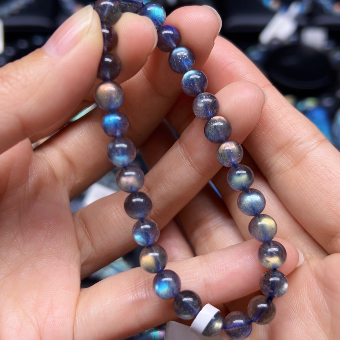 未镶嵌手链长石6.9左右