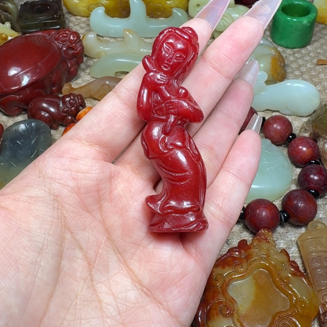 白玉菩提吊坠挂件