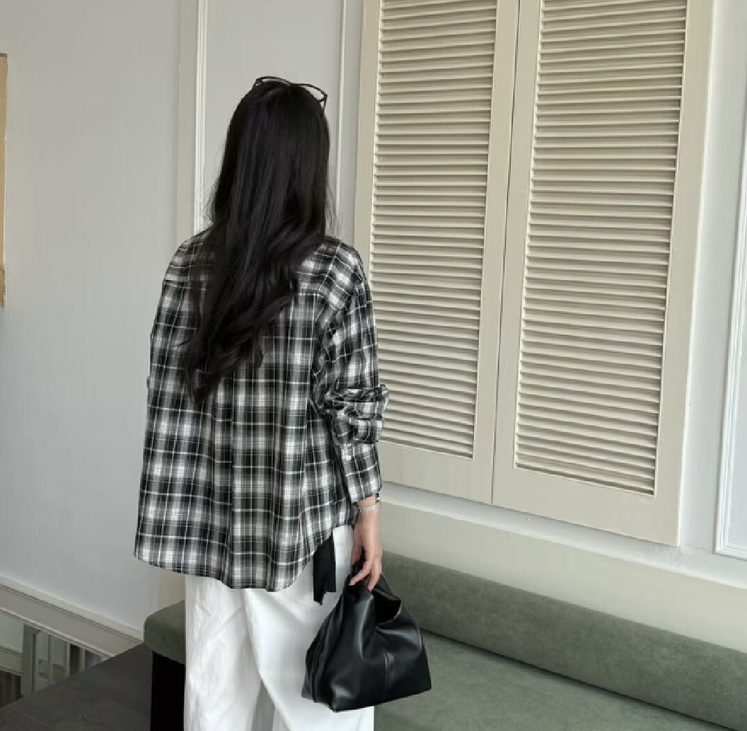 盛哲服饰穿搭纯欲慵懒风简约休闲衬衫002#