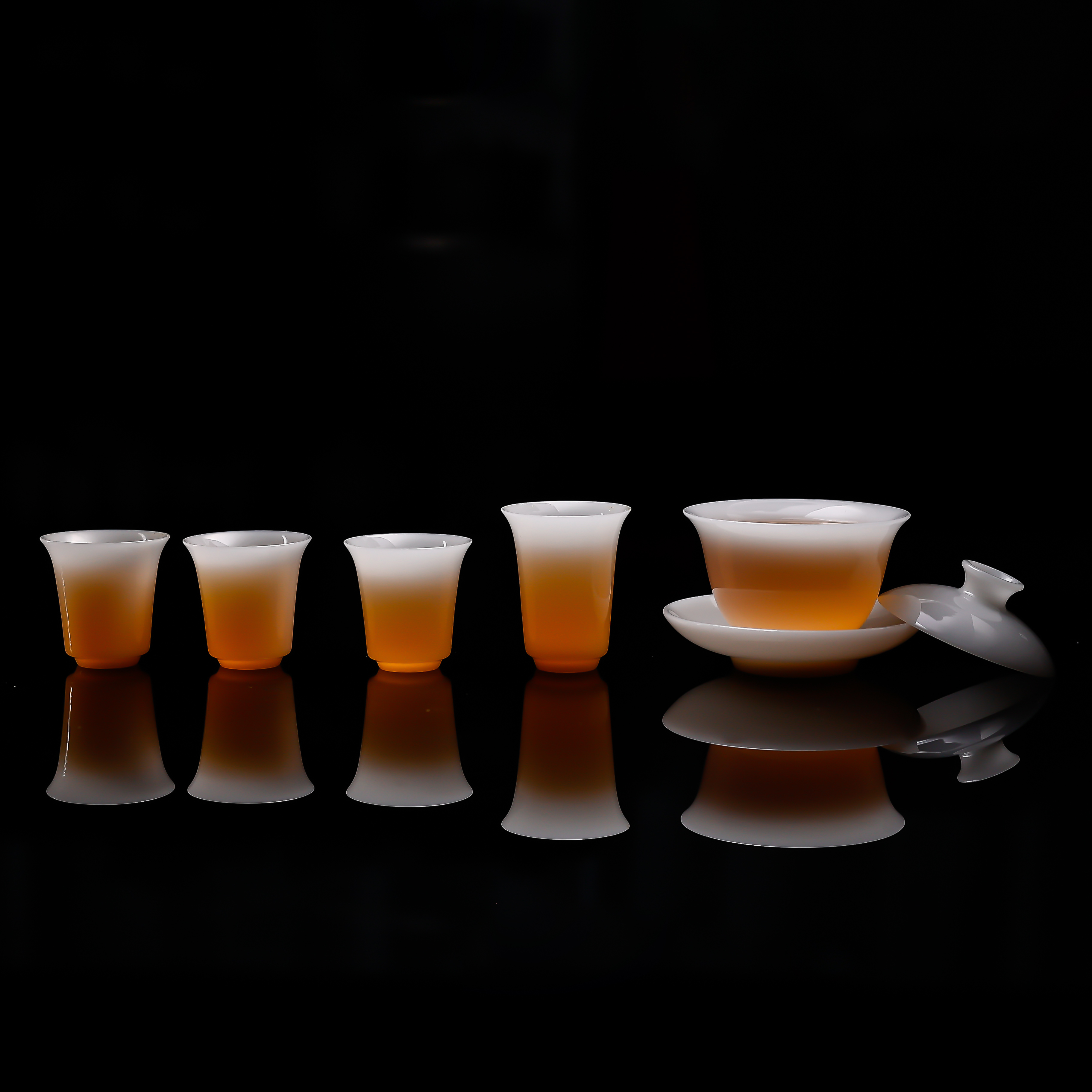 陶然甄选/璞玉釉烧/大号小套组/85ML茶具