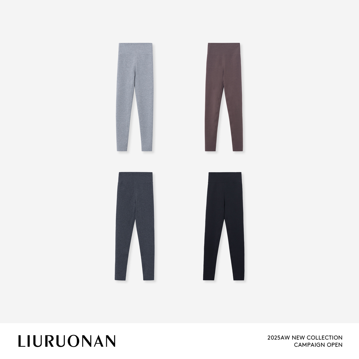 LIURUONAN 25WIN【棉质鲨鱼裤】四色休闲舒适瑜伽裤收腰显瘦打底裤