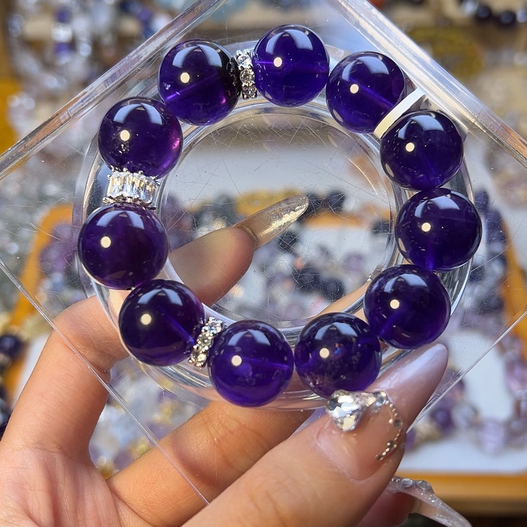 水晶手串合金水晶