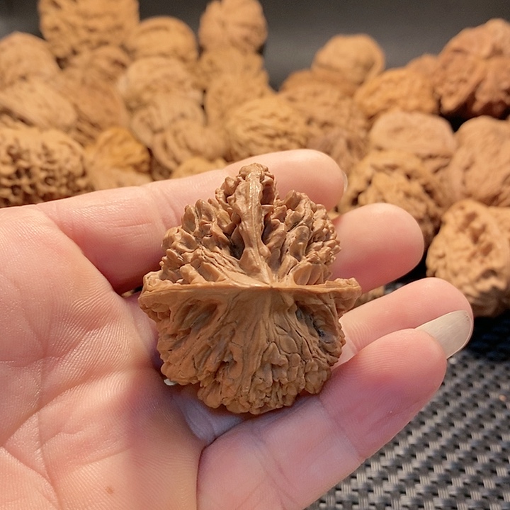 把件文玩核桃官帽三棱人丁兴旺全品