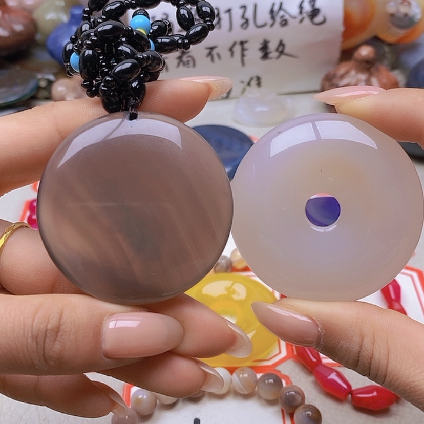 【闪购商品】未镶嵌玛瑙/玉髓珠宝半成品游****葵