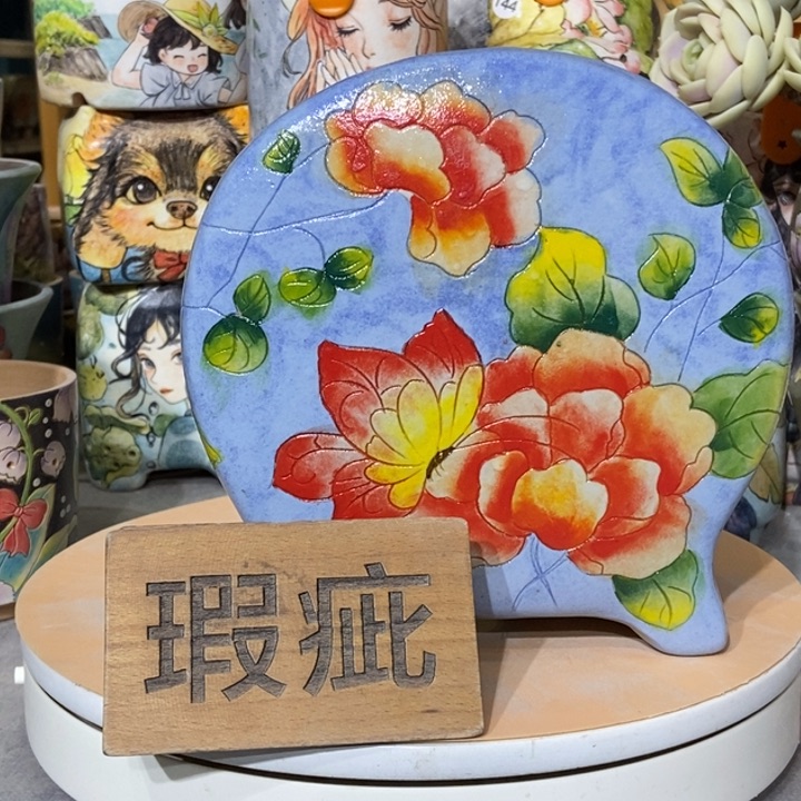 红陶景德镇艺术手绘作品