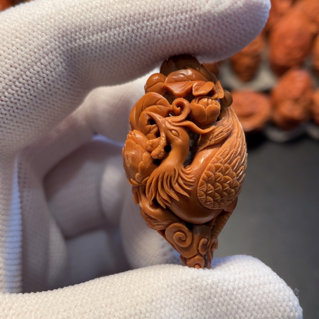 【闪购商品】手串/手链橄榄核镂空凤凰