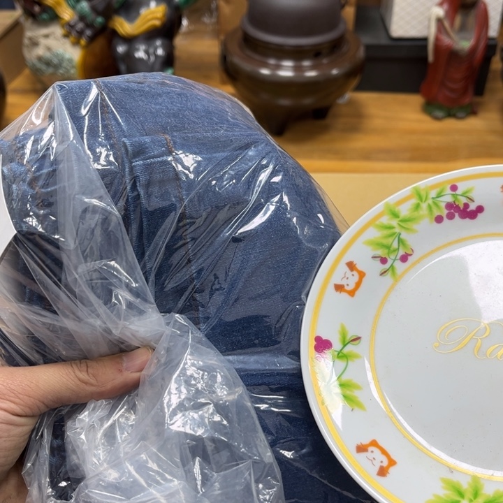 瓷片摆件工艺品瓷器摆件777 