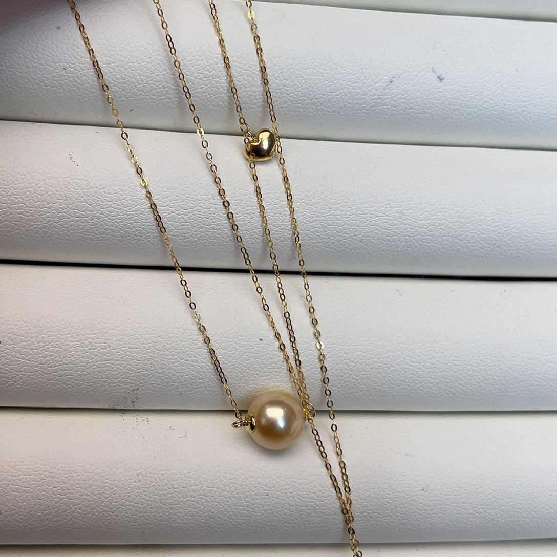 项链海水珍珠18K金镶嵌