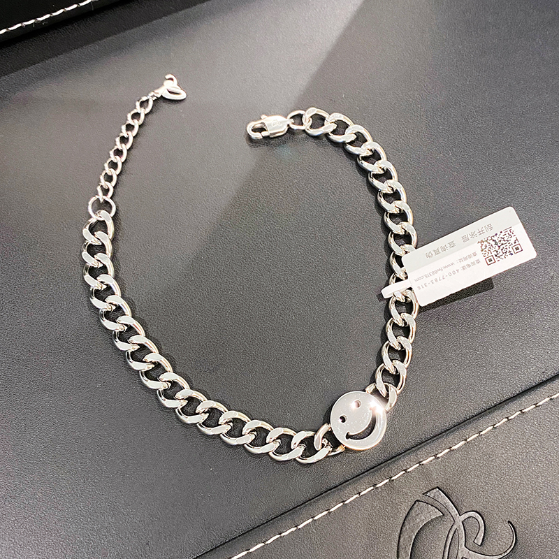 钛钢手链 笑脸项链B1214