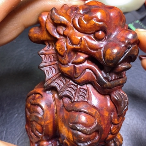 白玉菩提吊坠摆件