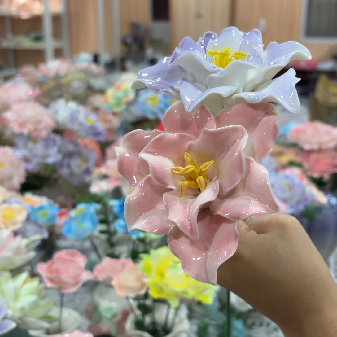 满20发货，陶瓷花，退款拉黑