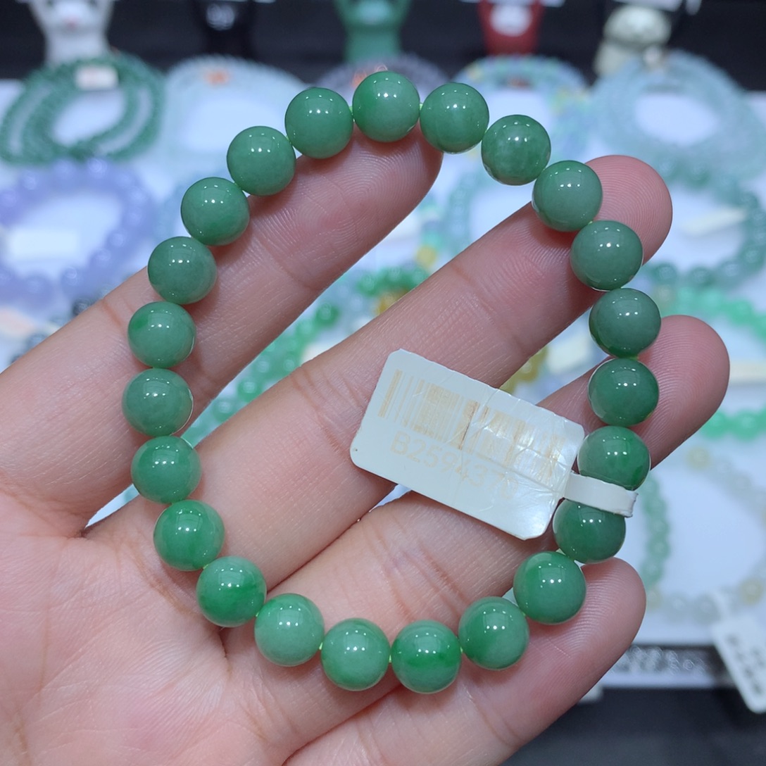 翡翠未镶嵌手串天然