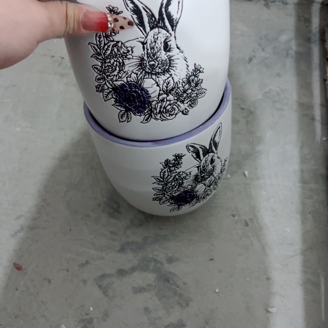 有孔，陶瓷花盆满10米包邮发货