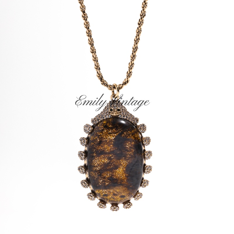 铜合金仿水晶项链 【2323】青雀閣 经典珍藏