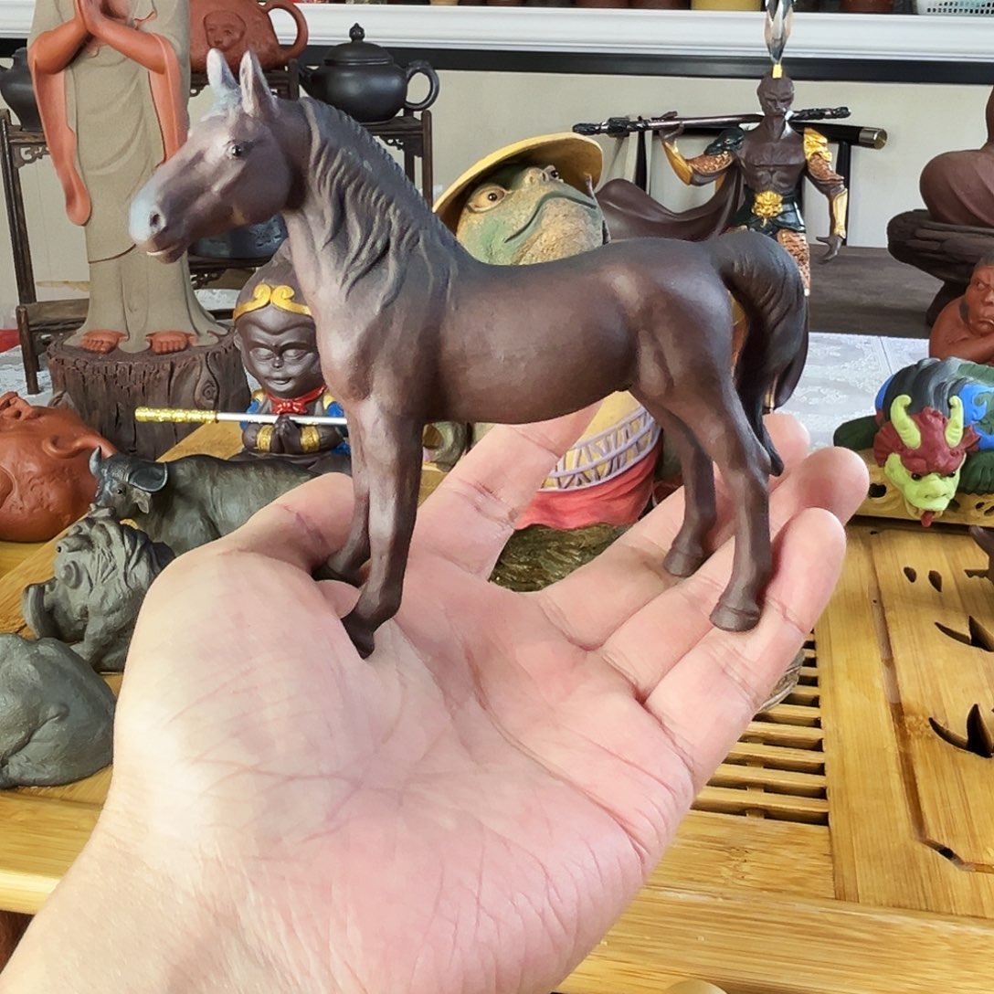 *****紫砂茶宠马到成功茶宠