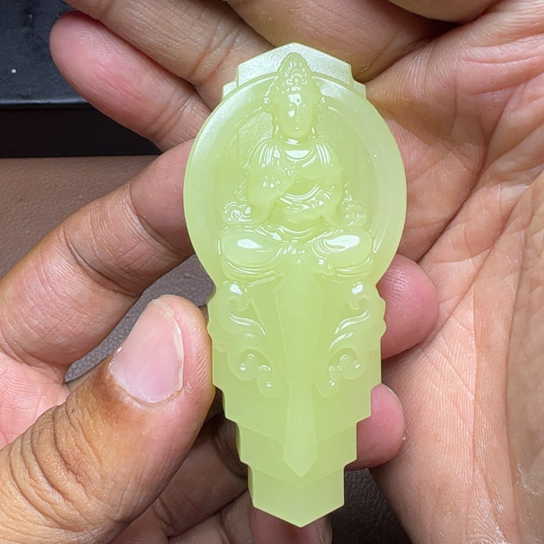 吊坠(不含链)未镶嵌和田玉