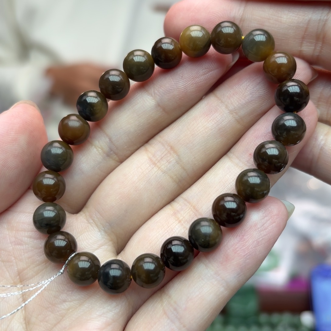 和田玉手串未镶嵌