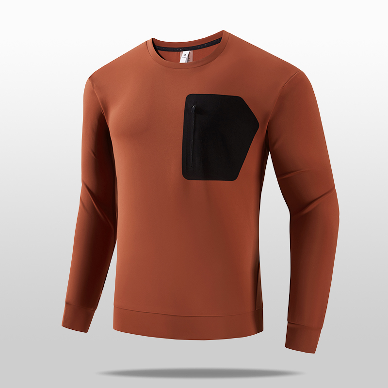 男士休闲运动圆领上衣卫衣舒爽Q感不耐磨面料5339（无运费险）