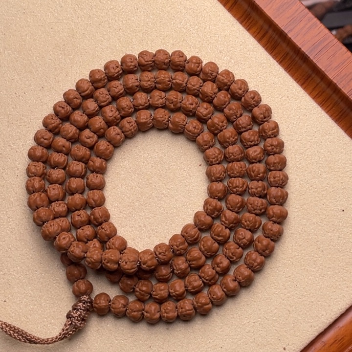 金刚菩提吊坠王*生定制收藏原装佛手108尺寸5.5