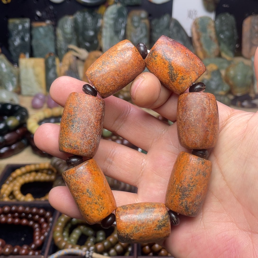 岫岩河磨玉（透闪石质玉）未镶嵌颈饰