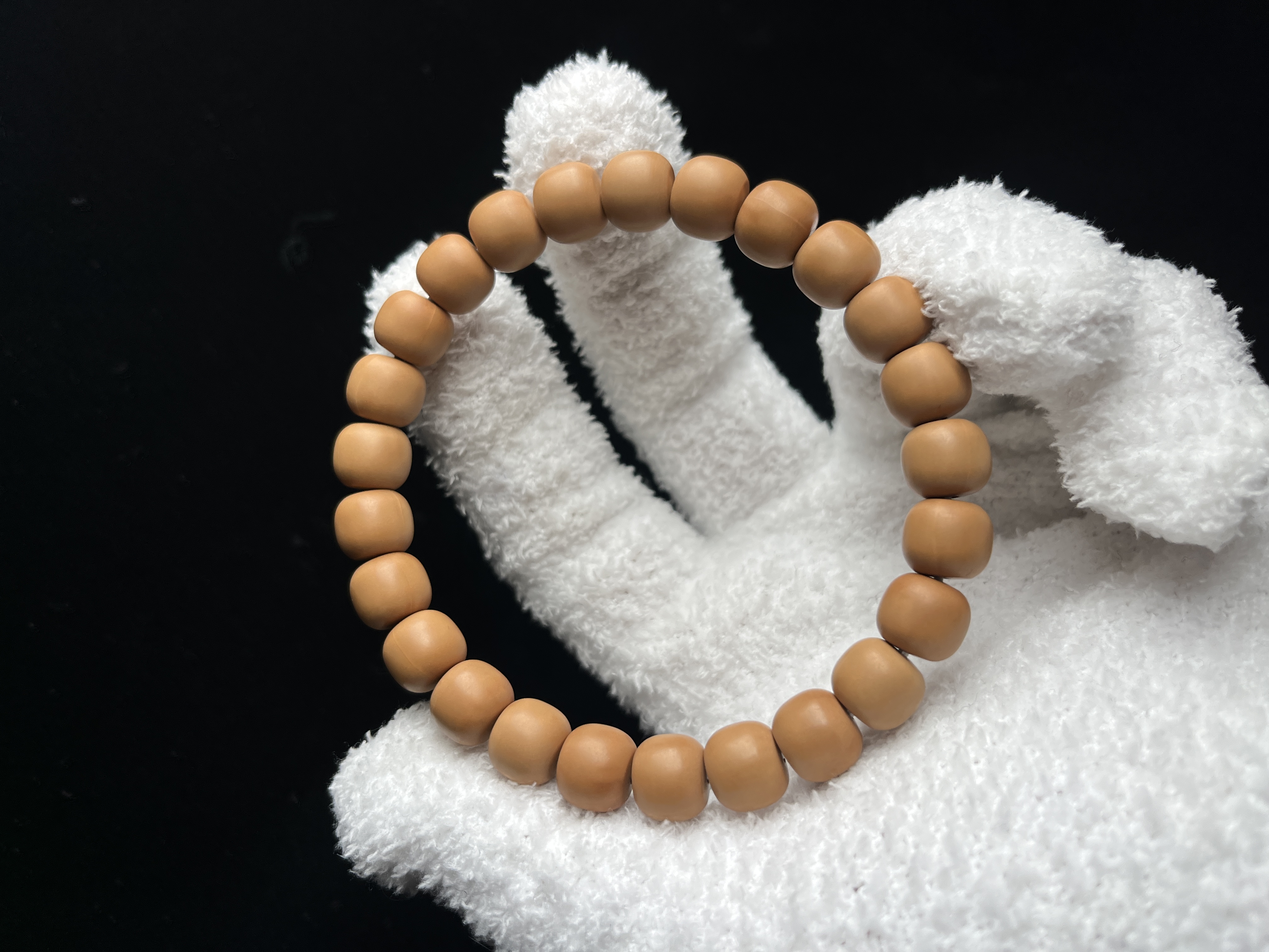 【慕宸出品】*精工老型 哑光原色全品无瑕疵猴头手串