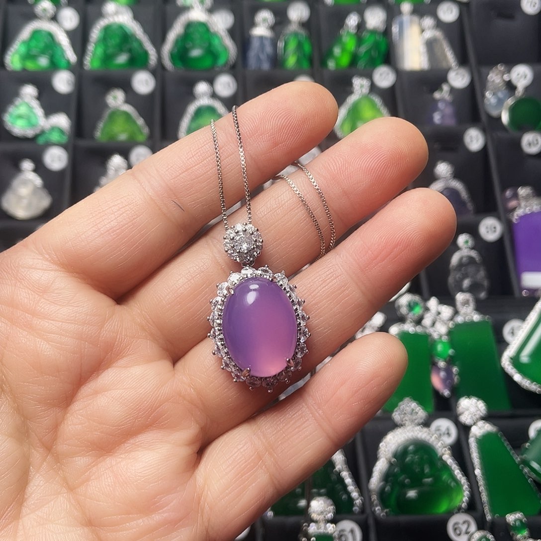 玛瑙/玉髓合金颈饰