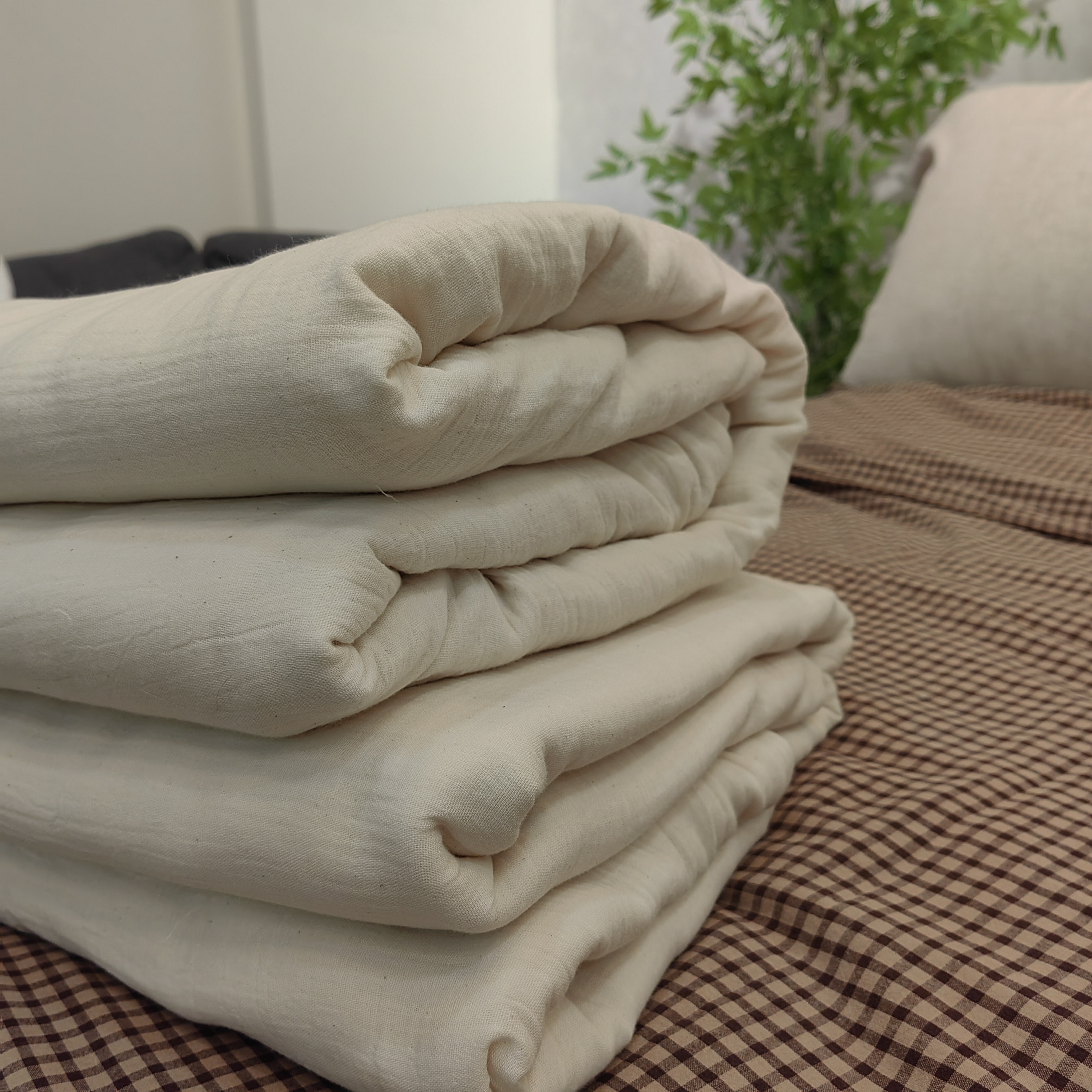 纯棉双层纱被套单被套