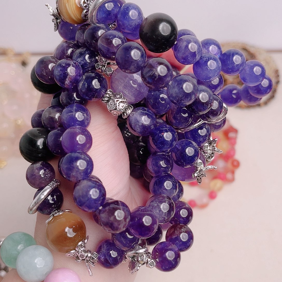 未镶嵌水晶手链设计