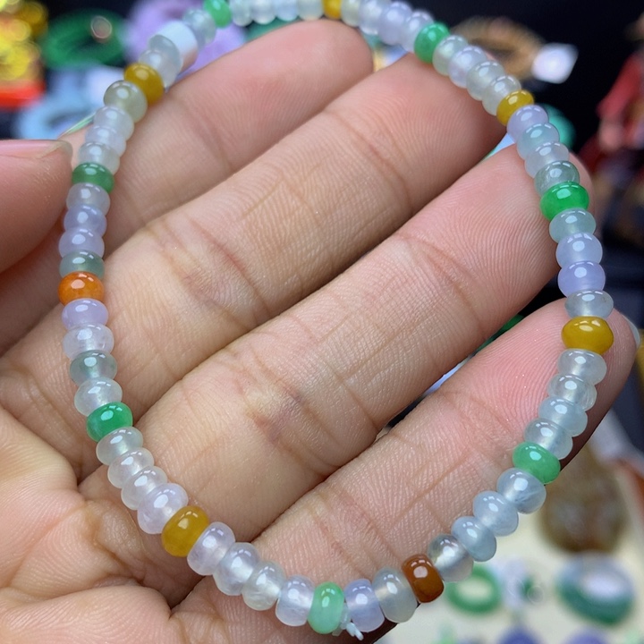 翡翠手链未镶嵌翡翠 4.6 