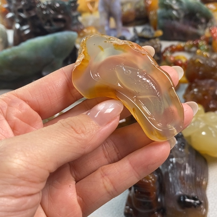 玛瑙/玉髓吊坠(不含链)未镶嵌