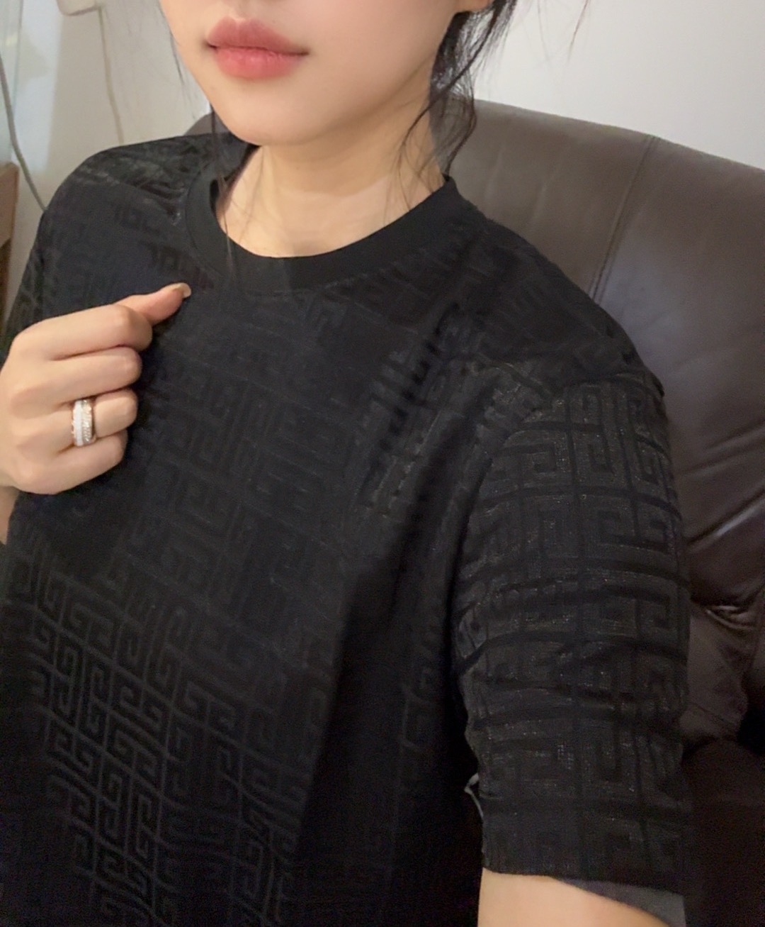 【璐璐专属】夏季冰丝短袖男士T恤透气百搭时尚修身圆领薄款862102