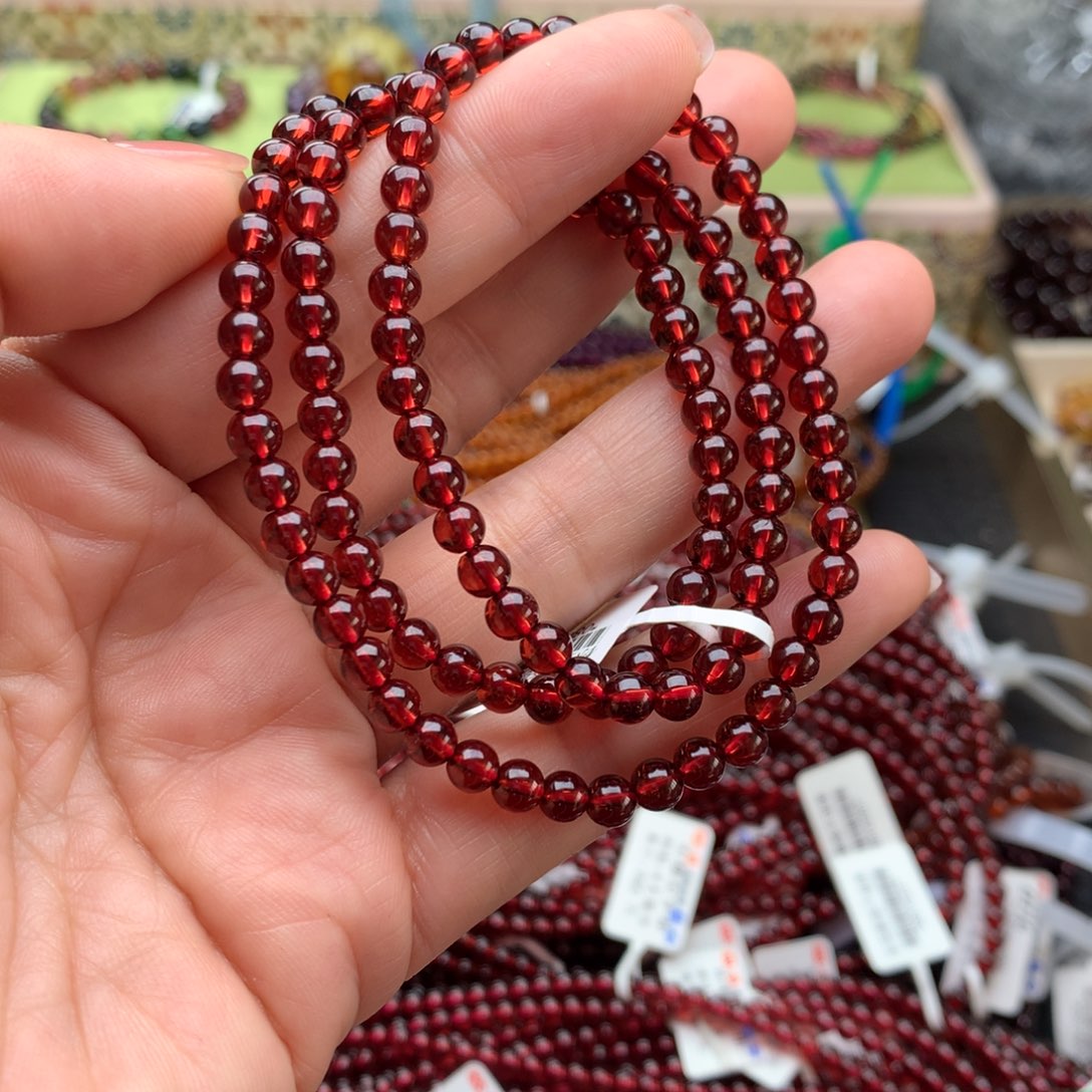 手串石榴石未镶嵌手串5