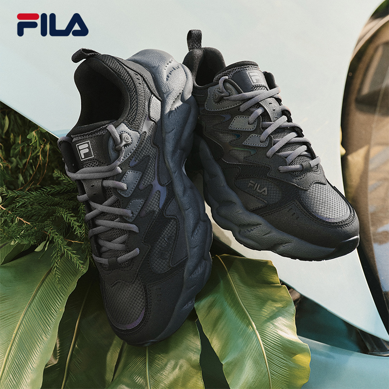 Fila斐乐潮牌【蕨草2代】情侣新款夏季透气运动老爹鞋T12M531611F