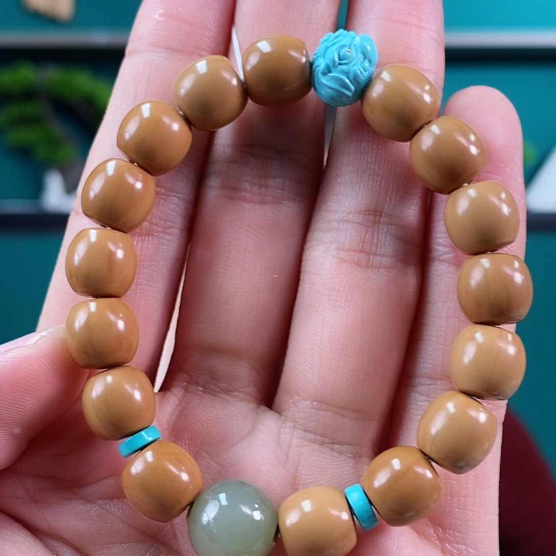 猴头核桃手串搭配设计款