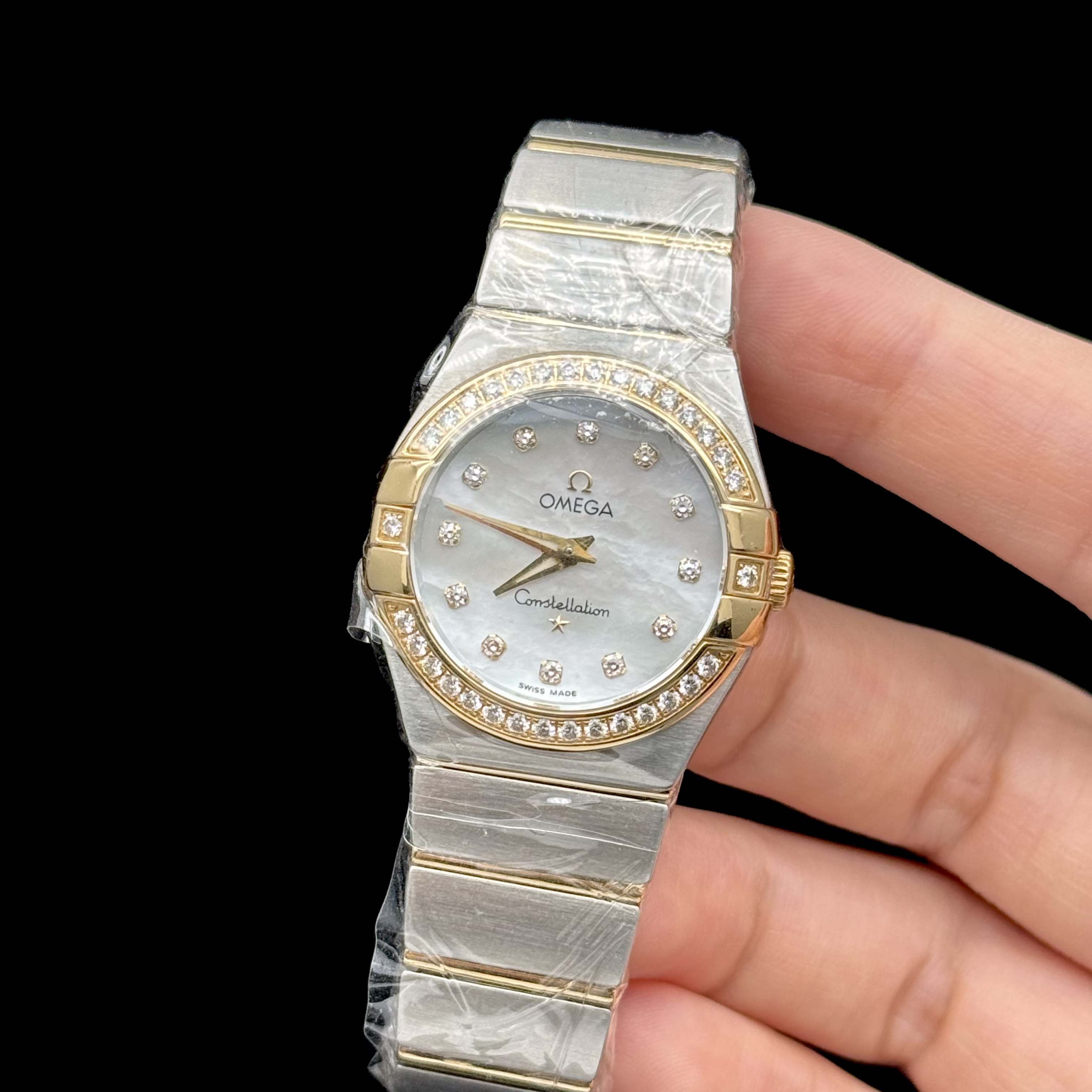 99新 Omega/欧米茄 星座27mm时尚女表